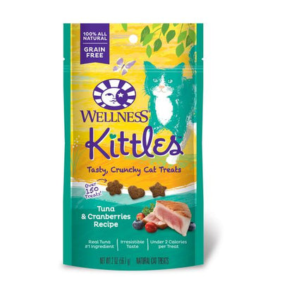 15% OFF: Wellness Kittles Tuna & Cranberries Cat Treats 57g