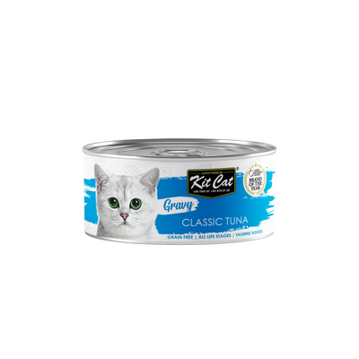 Kit Cat Gravy Tuna Grain-Free Canned Cat Food 70g