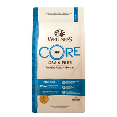 15% OFF: Wellness CORE Indoor Salmon & Herring Grain-Free Dry Cat Food