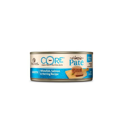 15% OFF: Wellness CORE Pate Whitefish, Salmon & Herring Grain-Free Canned Cat Food 156g