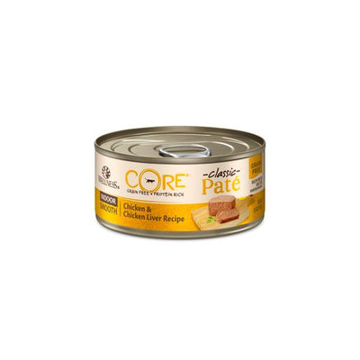 15% OFF: Wellness CORE Pate Indoor Chicken & Chicken Liver Grain-Free Canned Cat Food 156g