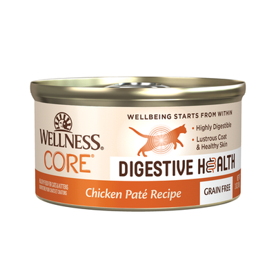 15% OFF: Wellness Core Digestive Health Chicken Pate Grain-Free Canned Cat Food 85g