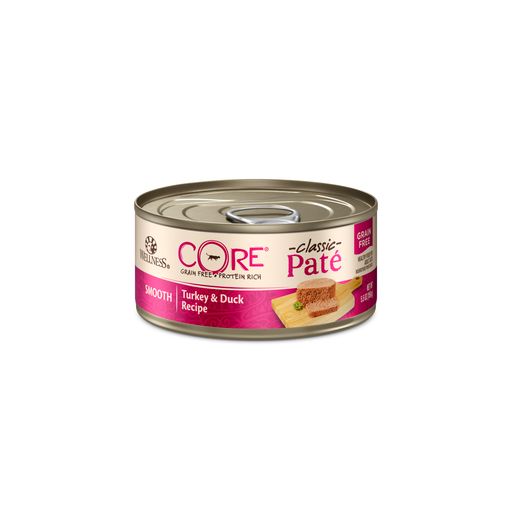 15% OFF: Wellness CORE Pate Turkey & Duck Grain-Free Canned Cat Food 156g