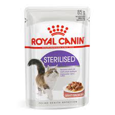 Royal Canin Feline Nutrition Sterilised in GRAVY Adult Pouch Cat Food 85g x 12