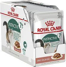 Royal Canin Feline Nutrition Instinctive 7+ Adult Pouch Cat Food 85g x 12