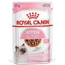 Royal Canin Feline Nutrition Kitten In GRAVY Pouch Cat Food 85g x12