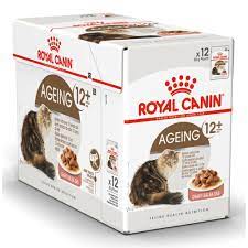 Royal Canin Feline Nutrition Ageing 12+ Senior Pouch Cat Food 85g x12